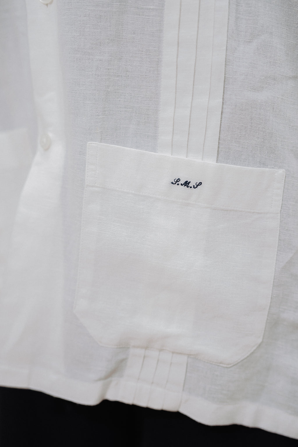 Guayabera Blanca en Lino y Algodón