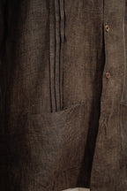 Guayabera Chocolate en Lino