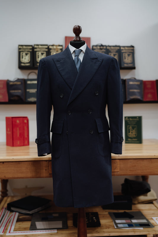 ABRIGO AZUL MARINO CRUZADO