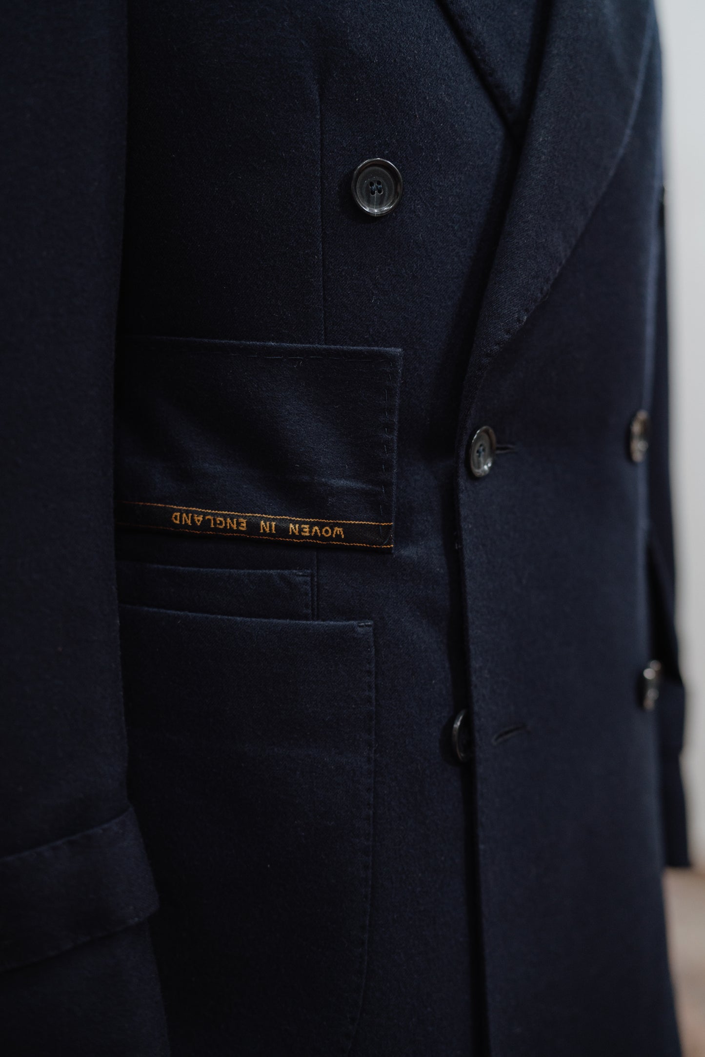 ABRIGO AZUL MARINO CRUZADO