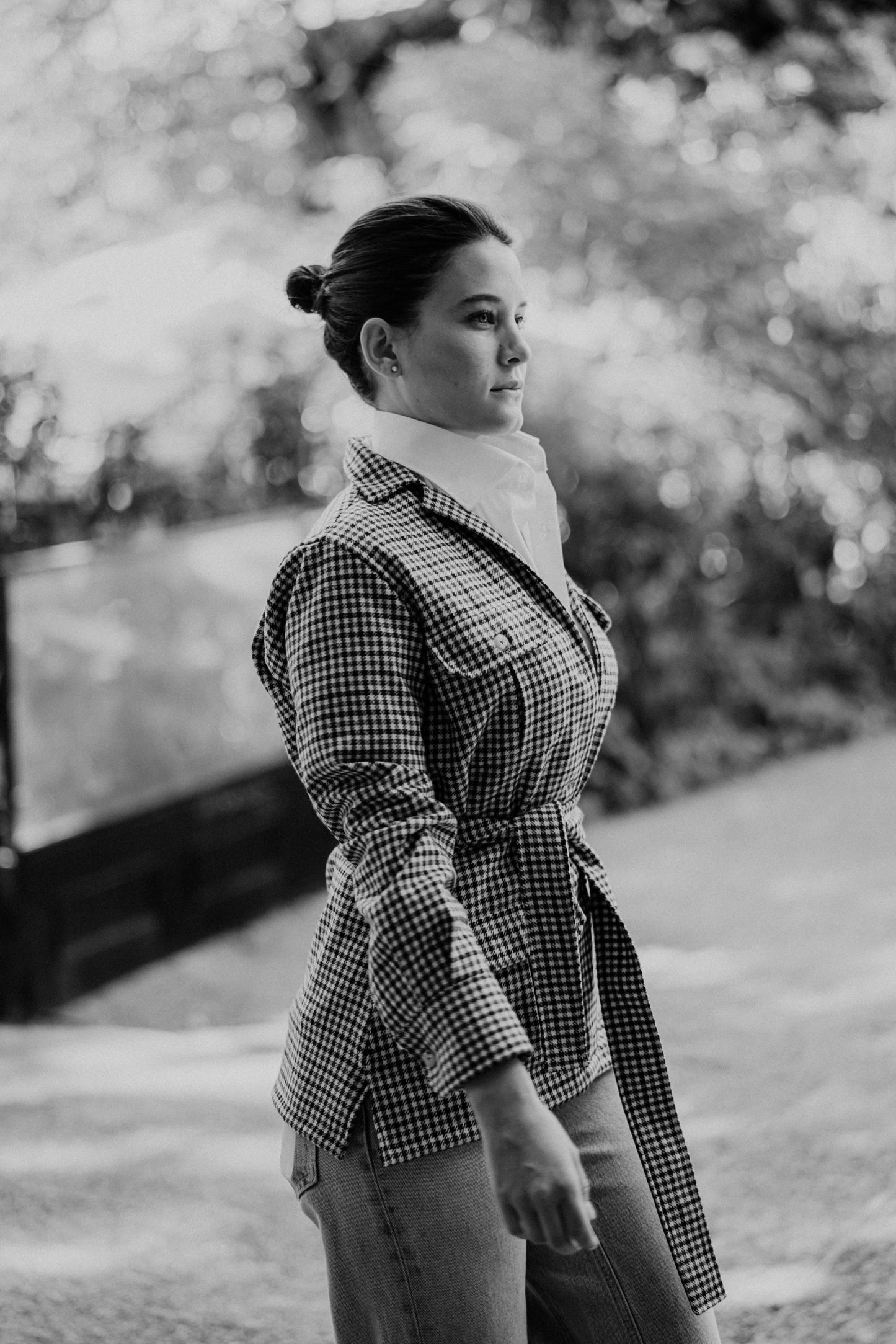 SOBRECAMISA SAFARI FOX BROTHERS (PATA DE GALLO)