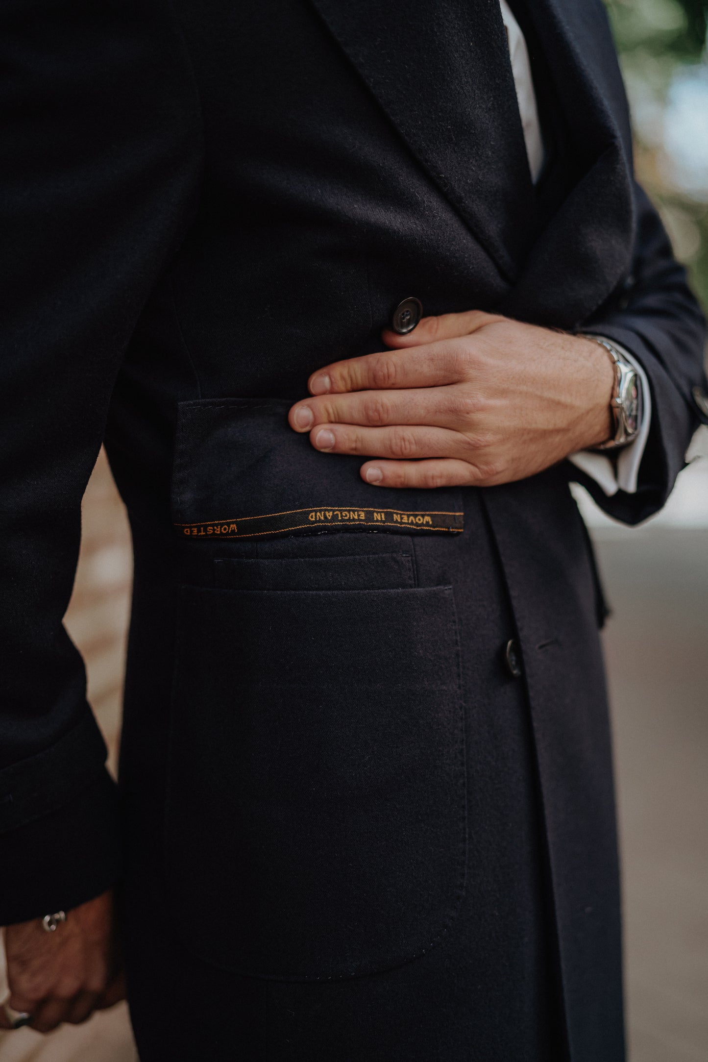 ABRIGO AZUL MARINO CRUZADO