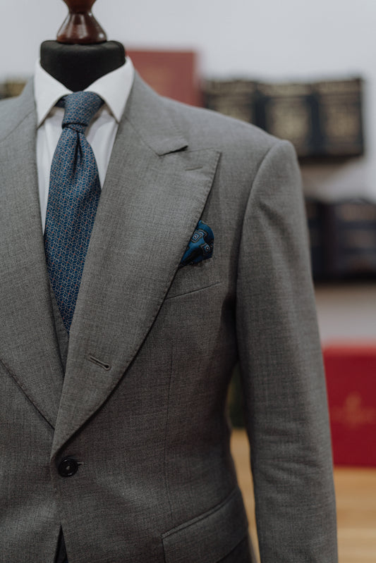 TRAJE 3 PIEZAS GRIS CLARO