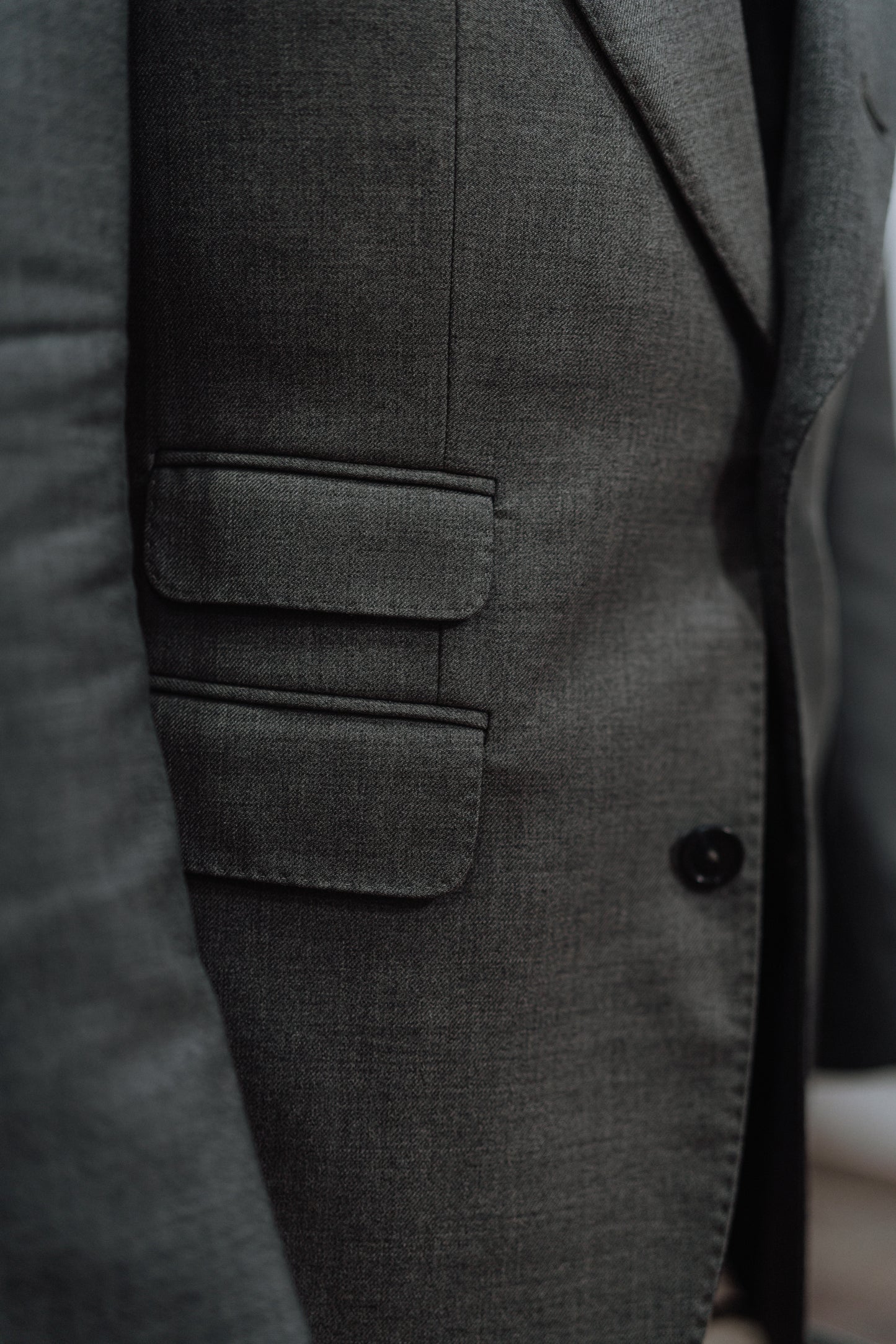 TRAJE 3 PIEZAS GRIS CLARO