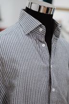 Polera Seersucker de Rayas en Algodón