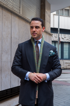 TRAJE 2 PIEZAS GRIS MARENGO CRUZADO FRATELI